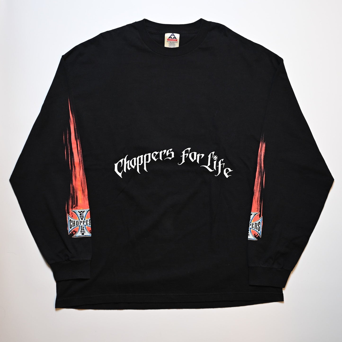 WEST COAST CHOPPERS SKULL FIRE FLAME SPECTRUM CFL LS XXL (b_1210)