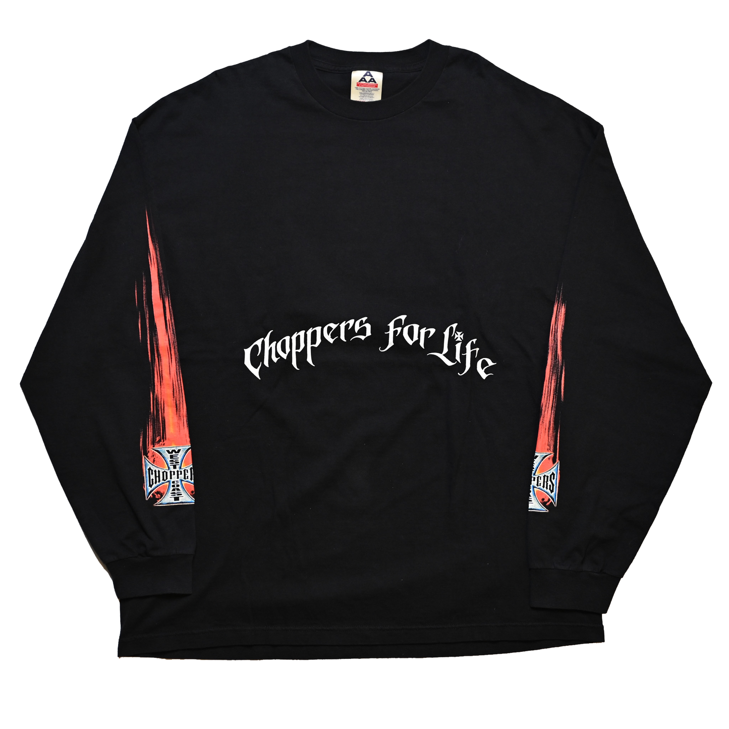WEST COAST CHOPPERS SKULL FIRE FLAME SPECTRUM CFL LS XXL (b_1210)
