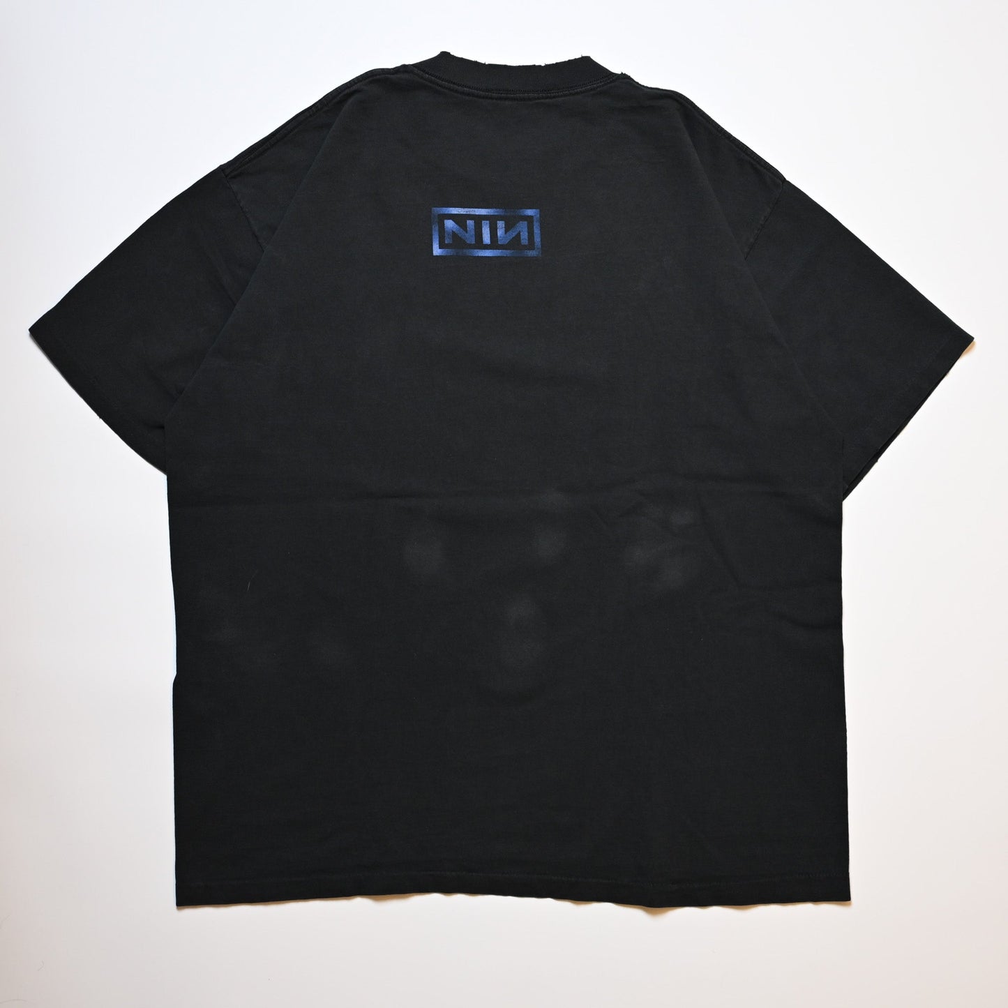 NINE INCH NAILS THE FRAGILE BLUE BOX LOGO CUT TAG L-XL (k_1231)