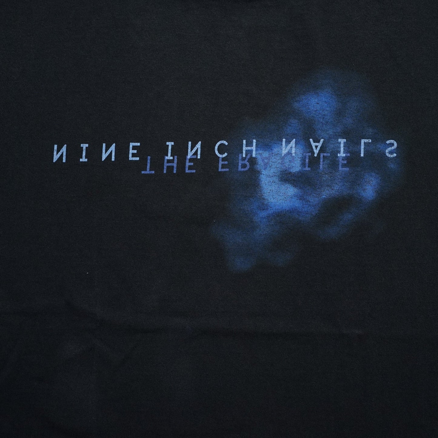NINE INCH NAILS THE FRAGILE BLUE BOX LOGO CUT TAG L-XL (k_1231)