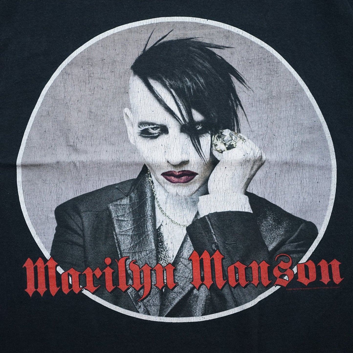 MARILYN MANSON AGAINST ALL GODS AMERICAN TOUR 2004 GIANT M-L (o_1113)