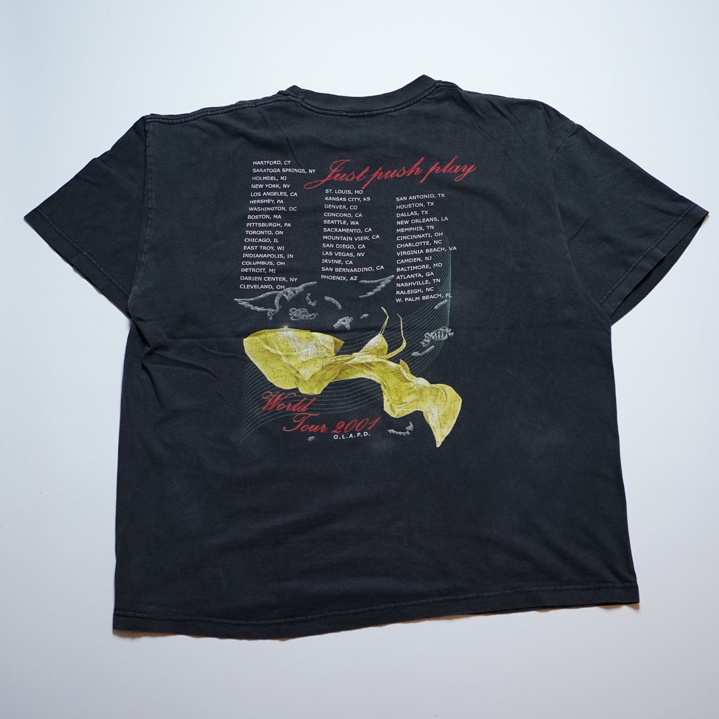 AEROSMITH SORAYAMA JUST PUSH PLAY WORLD TOUR 2001 FITS (oc_1105)