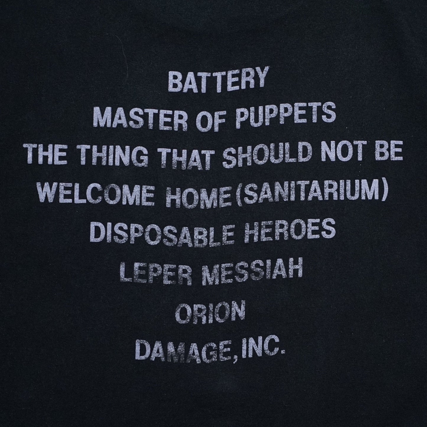 METALLICA 1994 MASTER OF PUPPETS giant by anvil XL (rb_008)