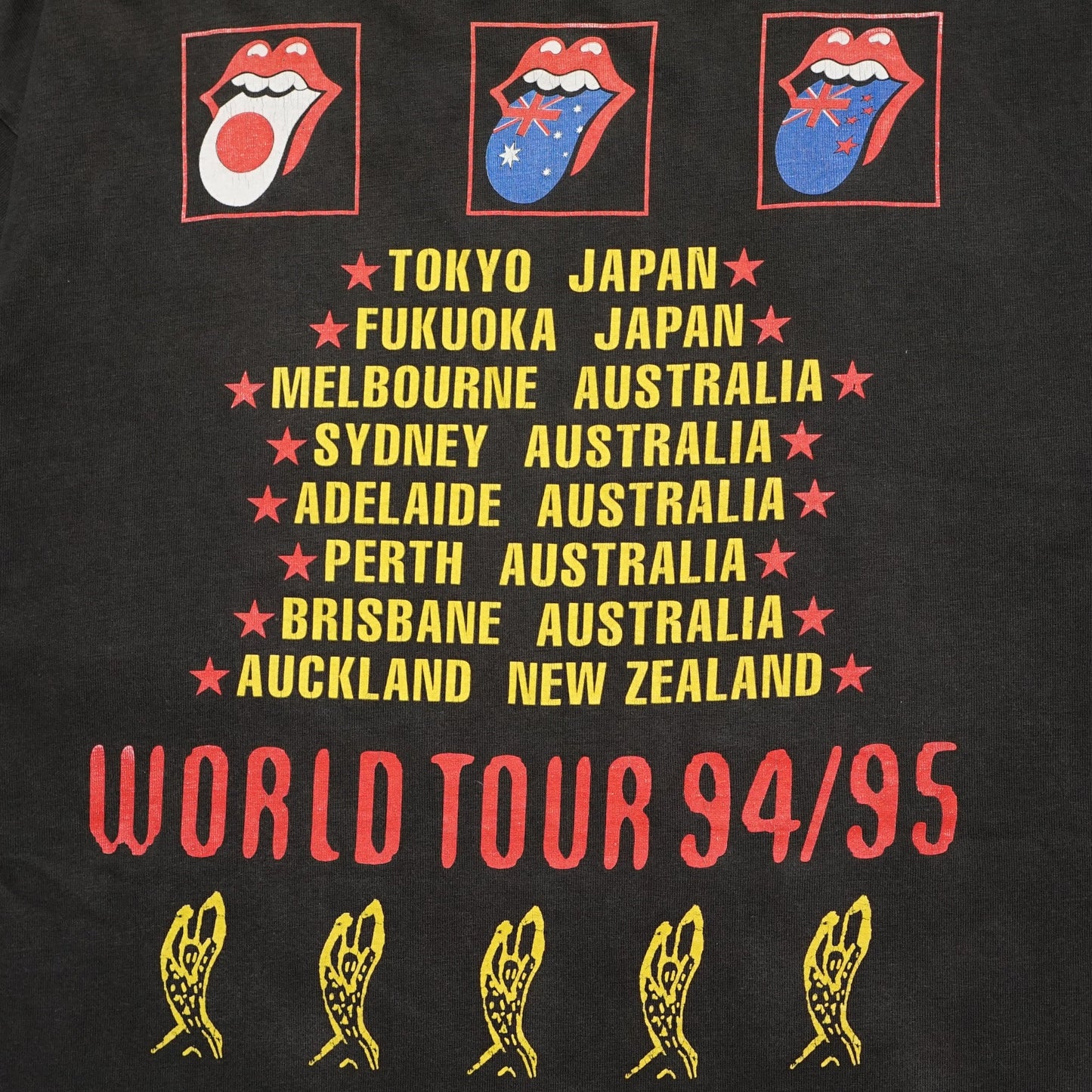 ROLLING STONES 1994 VOODOO WORLD TOUR 94/95 BROCKUM XL FADE（b_004）