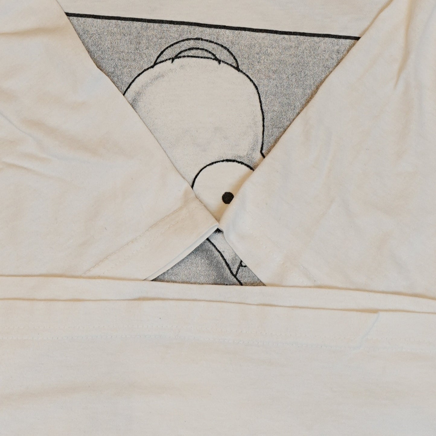 THE SIMPSONS CK PARODY HOMER WHITE XL (b_0618)