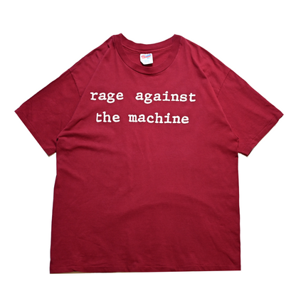 RAGE AGAINST THE MACHINE MOLOTOV BURGUNDY Hanes XL 90s (b_1018)