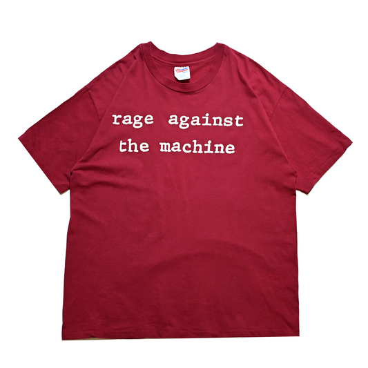 RAGE AGAINST THE MACHINE MOLOTOV BURGUNDY Hanes XL 90s (b_1018)