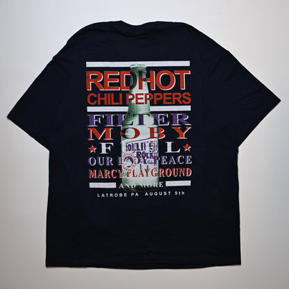 RED HOT CHILI PEPPERS ROLLING ROCK TOWN FAIR NAVY GILDAN XL  (b_1045)