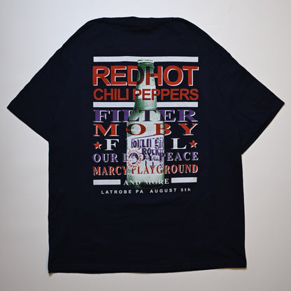 RED HOT CHILI PEPPERS ROLLING ROCK TOWN FAIR NAVY GILDAN XL  (b_1052)