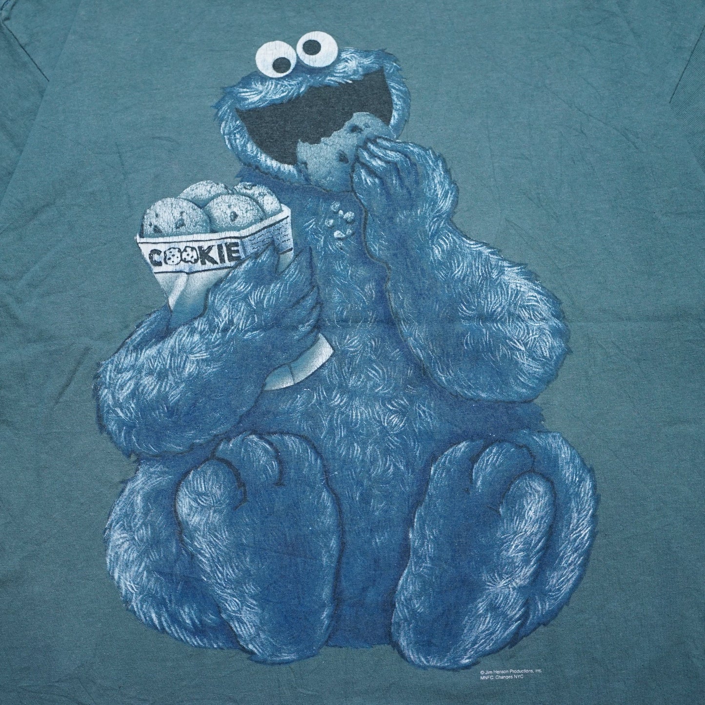 SESAME STREET COOKIE MONSTER CK PALODY CHANGES LARGE (g_1110)