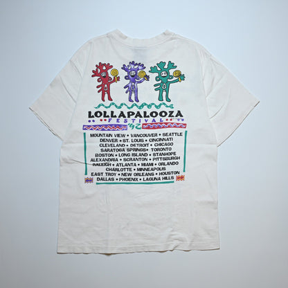 LOLLAPALOOZA 1992 FESTIVAL WHITE GIANT BY TEEJAYS LARGE (g_1114)