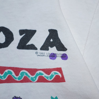 LOLLAPALOOZA 1992 FESTIVAL WHITE GIANT BY TEEJAYS LARGE (g_1114)