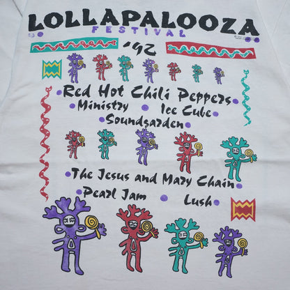 LOLLAPALOOZA 1992 FESTIVAL WHITE GIANT BY TEEJAYS LARGE (g_1114)