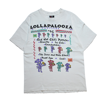 LOLLAPALOOZA 1992 FESTIVAL WHITE GIANT BY TEEJAYS LARGE (g_1114)