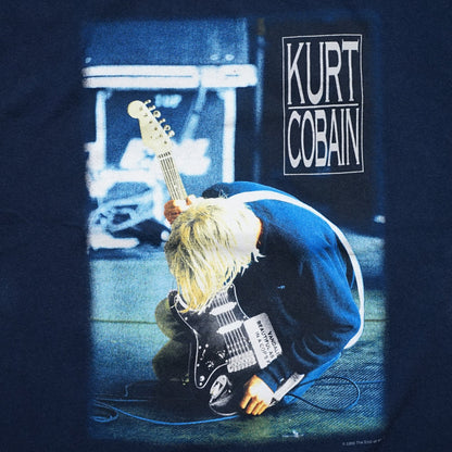 NIRVANA KURT COBAIN 2000 NAVY ALL SPORT LARGE (g_1206)