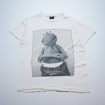 KERMIT CLEIN CALVIN KLEIN PARODY WHITE CHANGES LARGE (k_1111)