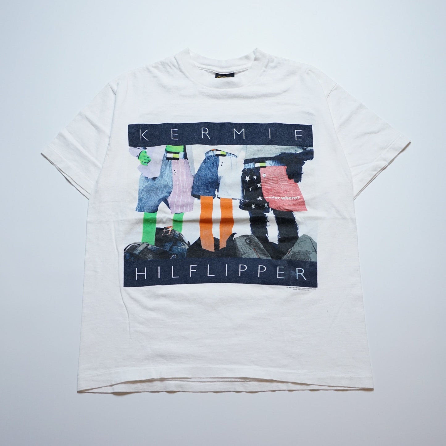 KERMIT KERMIE HILFLIPPER WHITE CHANGES LARGE (k_1113)