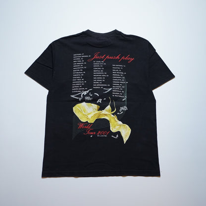 AEROSMITH SORAYAMA JUST PUSH PLAY WORLD TOUR 2001 FITS M-L (k_1119)