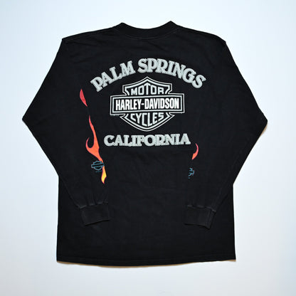 HARLEY DAVIDSON 1998 FLAME EAGLE PAL, SPRINGS CAIFORNIA LS ORIGINAL LARGE (k_1134)