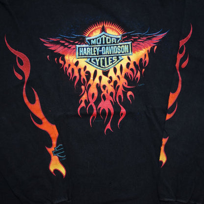HARLEY DAVIDSON 1998 FLAME EAGLE PAL, SPRINGS CAIFORNIA LS ORIGINAL LARGE (k_1134)
