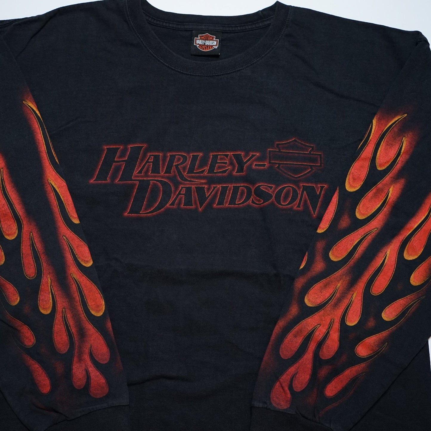 HARLEY DAVIDSON FIRE PATTERN LS ORIGINAL XXL (k_1136)