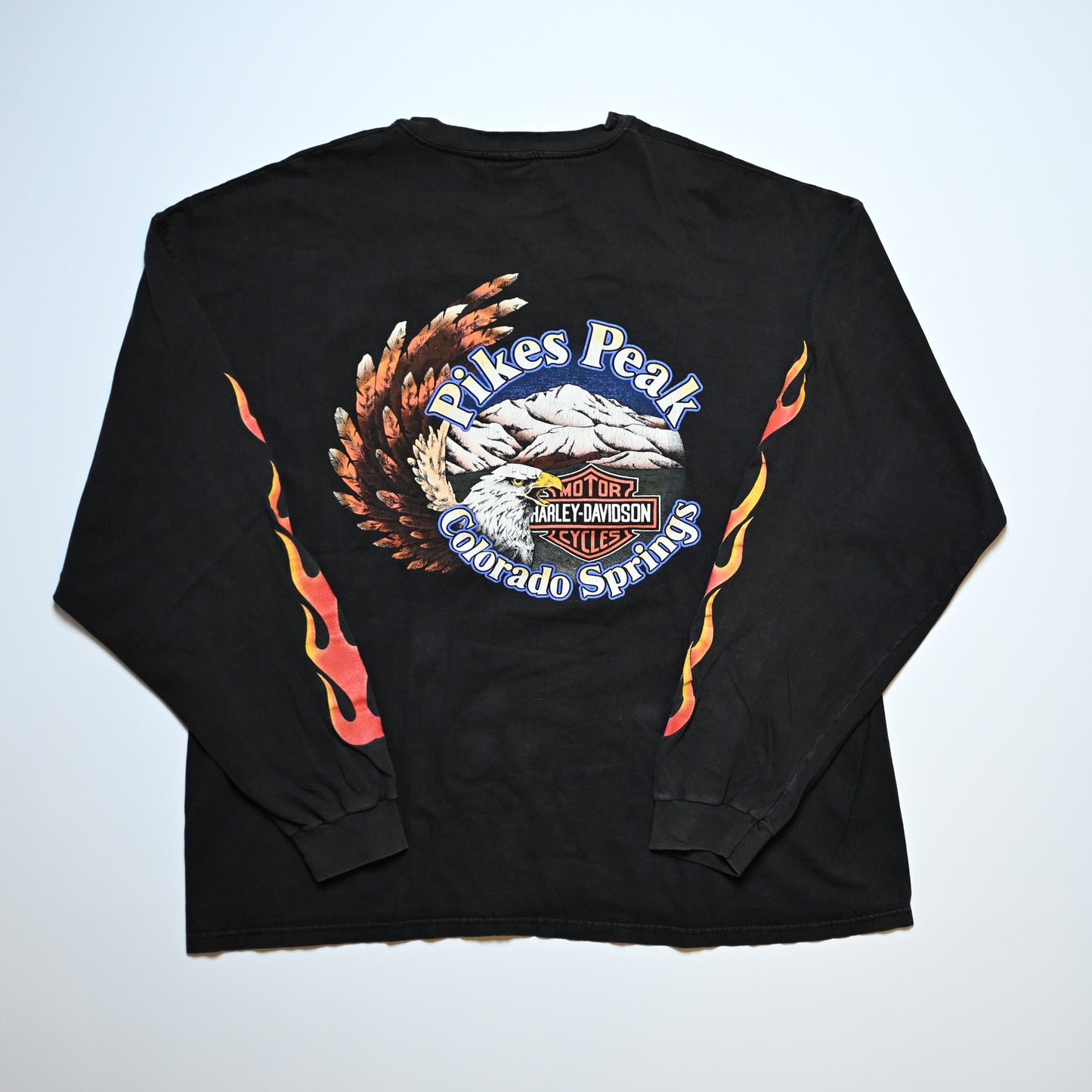 HARLEY DAVIDSON  FLAME EAGLE FIRE PATTERN LS XXL (k_1137)