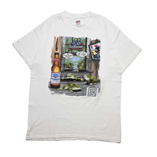 BUDWEISER WE CLOUD7VE BEEN HUGE! WHITE ANVIL XL (k_1211)