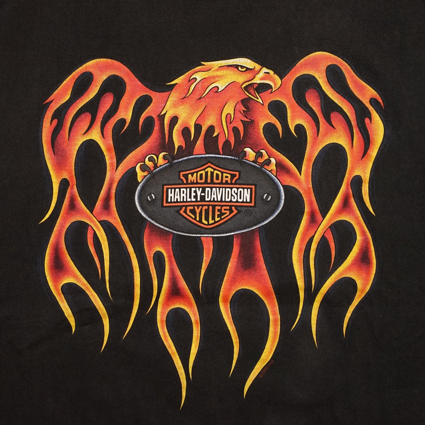 HARLEY DAVIDSON FLAME EAGLE FARIBAULI MINESOTA ORIGINAL XL (k_1216)