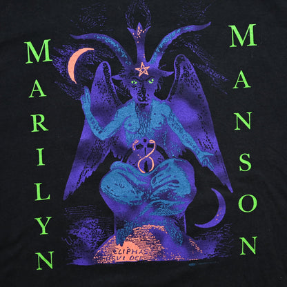 MARILYN MANSON 1996 NO FORGIVENESS WHEN I'M GOD EVERYONE DIES L/S TULTEX XL (o_1007)