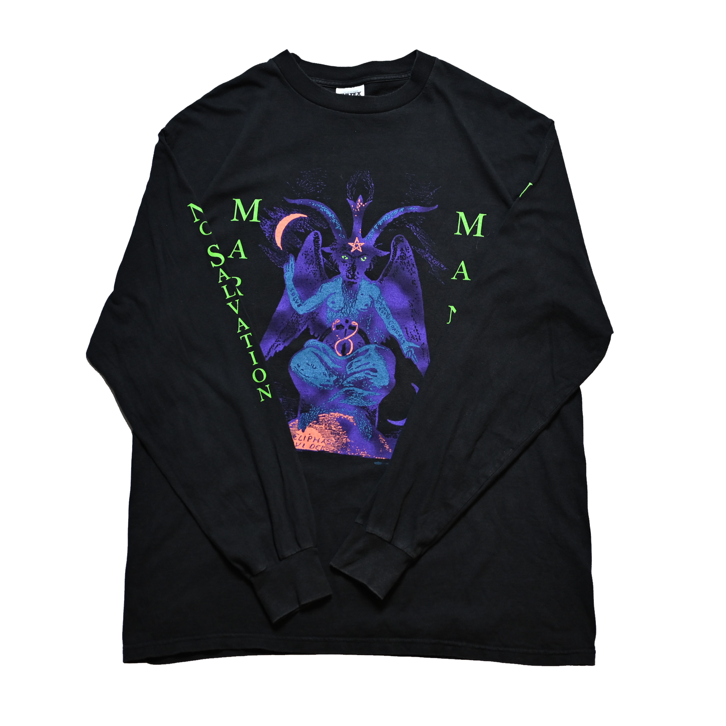 MARILYN MANSON 1996 NO FORGIVENESS WHEN I'M GOD EVERYONE DIES L/S TULTEX XL (o_1007)
