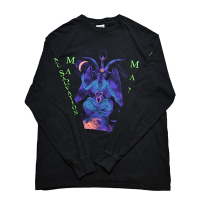 MARILYN MANSON 1996 NO FORGIVENESS WHEN I'M GOD EVERYONE DIES L/S TULTEX XL (o_1007)