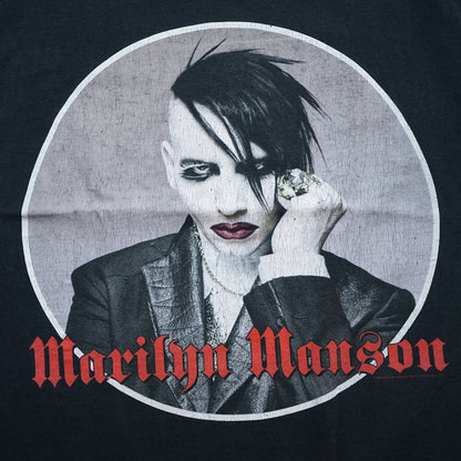 MARILYN MANSON AGAINST ALL GODS AMERICAN TOUR 2004 GIANT M-L (o_1113)