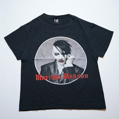 MARILYN MANSON AGAINST ALL GODS AMERICAN TOUR 2004 GIANT M-L (o_1113)