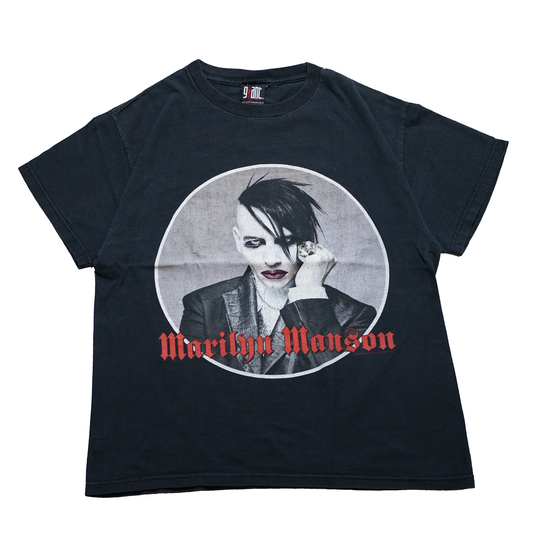 MARILYN MANSON AGAINST ALL GODS AMERICAN TOUR 2004 GIANT M-L (o_1113)