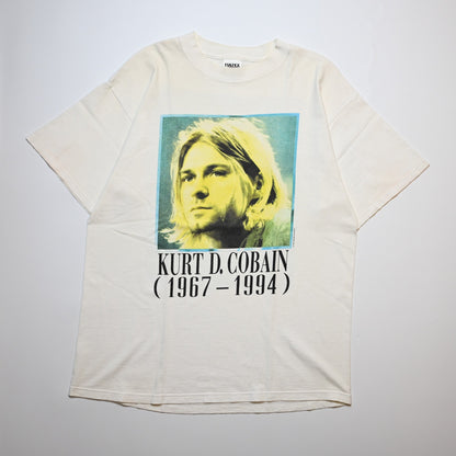 NIRVANA KURT COBAIN MEMORIAL ADULT WHITE TULTEX XL (oc_1202)
