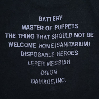 METALLICA 1994 MASTER OF PUPPETS giant by anvil XL (rb_008)