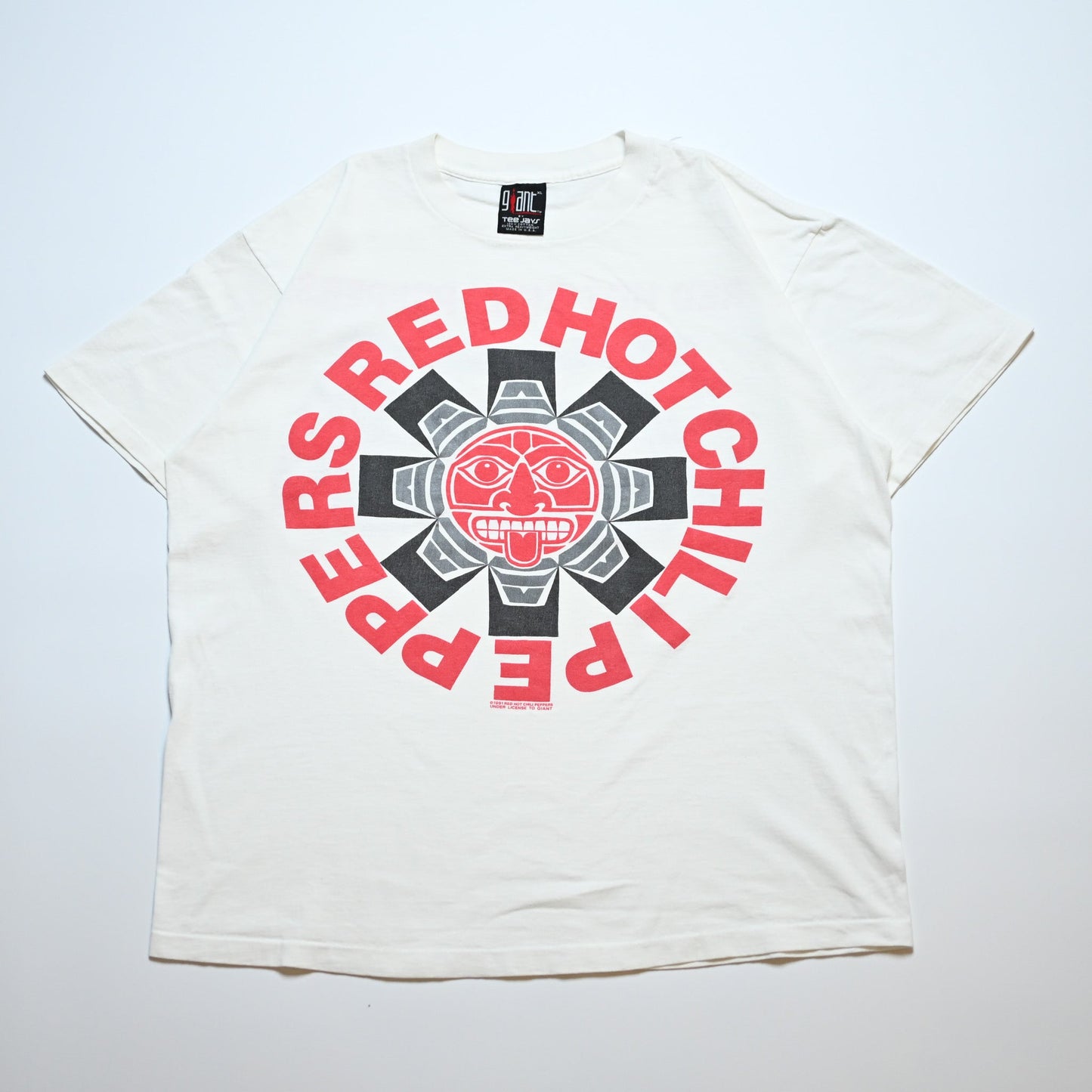 RED HOT CHILI PEPPERS Aztec WHITE GINAT by TEE JAYS （stw_1003）